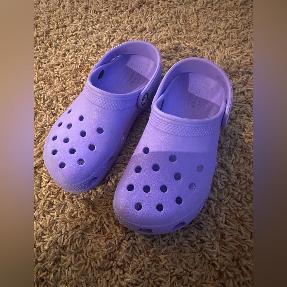 CROCS Kids Purple clogs - size 13